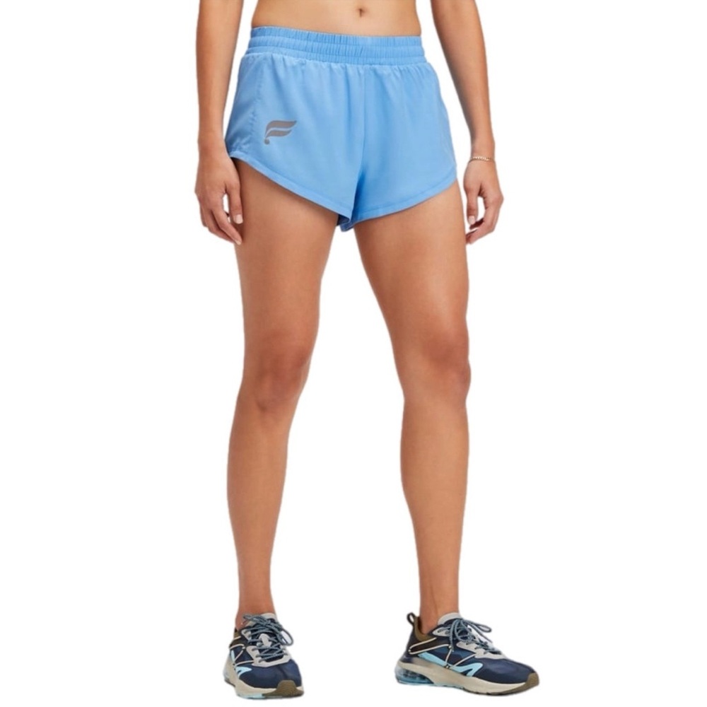Fabletics Island Blue Full Speed Running Shorts New Without Tags